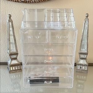 Clear Acrylic Multi-Drawer Makeup Organizer